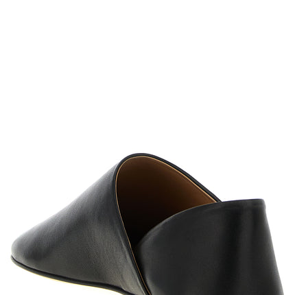 J.W.Anderson Black Lamb Leather Mules