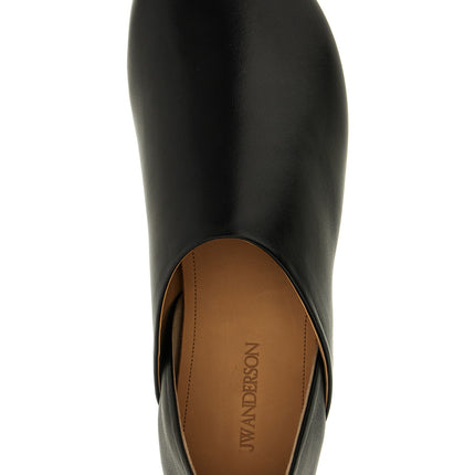 J.W.Anderson Black Lamb Leather Mules