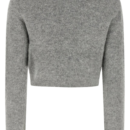 Self-Portrait Gray Polyester Cardigan