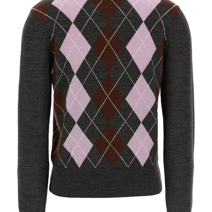 Self-Portrait Gray Wool Cardigan