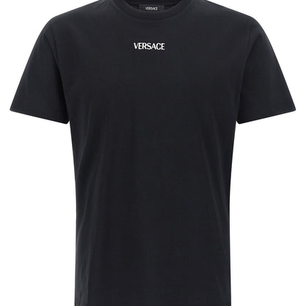 Versace Black Cotton T-Shirt