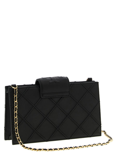 Tory Burch Black Lamb Leather Cardholder