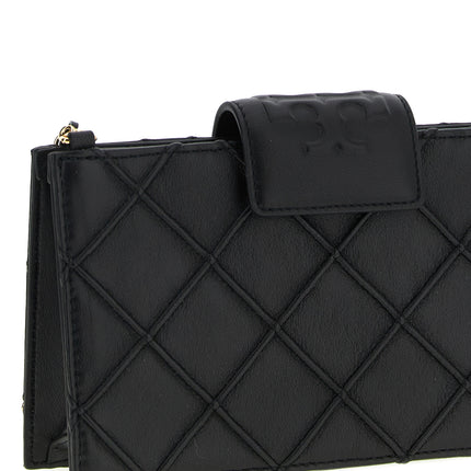 Tory Burch Black Lamb Leather Cardholder