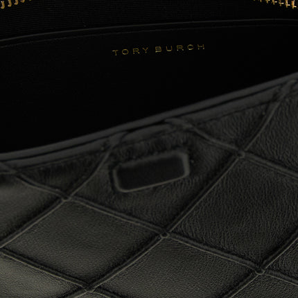 Tory Burch Black Lamb Leather Cardholder