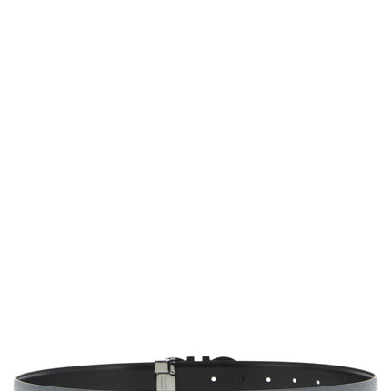 Ferragamo Gray Calfskin Regular Belt