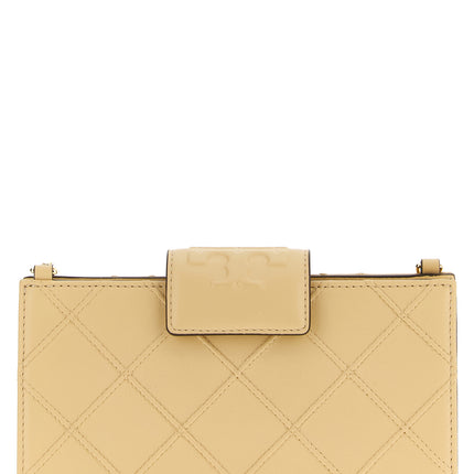 Tory Burch Beige Lamb Leather Cardholder