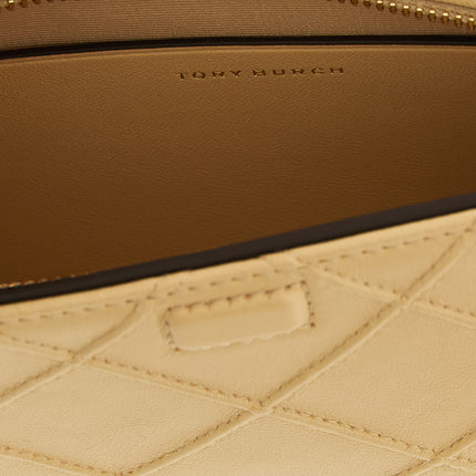 Tory Burch Beige Lamb Leather Cardholder