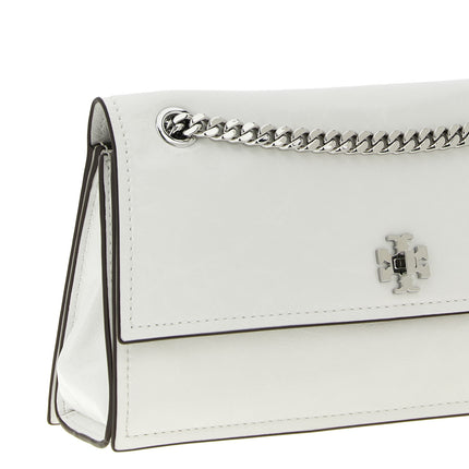 Tory Burch White Lamb Leather Shoulder Bag
