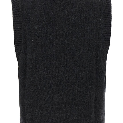 Ganni Black Wool Sleeveless Jacket
