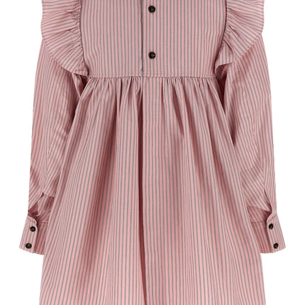 Ganni Multicolor Organic Cotton Short Dress