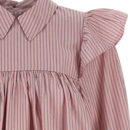 Ganni Multicolor Organic Cotton Short Dress