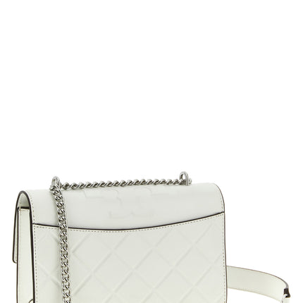Tory Burch White Goatskin Crossbody Bag