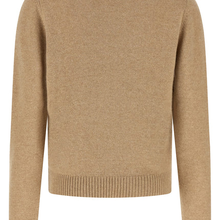 Ganni Beige Wool Cardigan