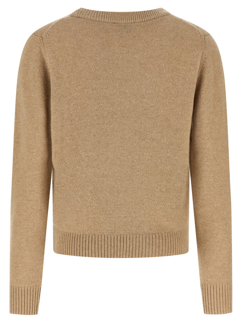 Ganni Beige Wool Cardigan