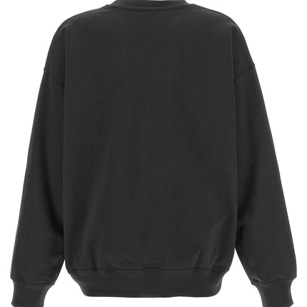 Ganni Black Organic Cotton Sweatshirt