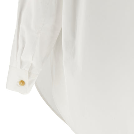 Khaite White Cotton Blouse