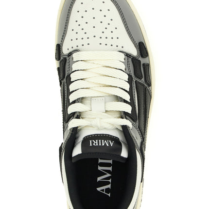 Amiri Gray Cowhide Low Top Sneakers