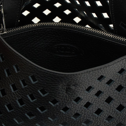 Tod's Black Calfskin Handbag