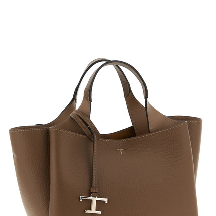 Tod's Brown Calfskin Handbag