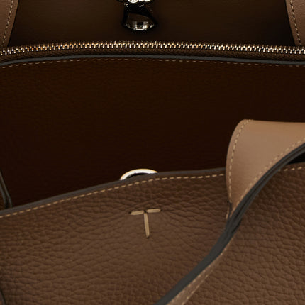 Tod's Brown Calfskin Handbag