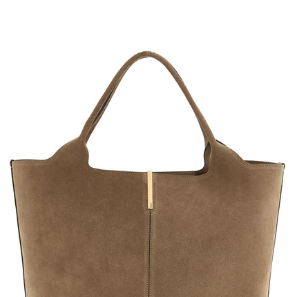 Tod's Beige Calfskin Tote Bag