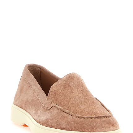 Santoni Multicolor Calfskin Slip-On Loafers