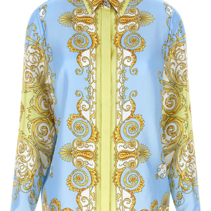 Versace Multicolor Silk Blouse
