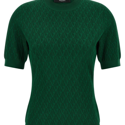 Versace Bicolor Viscose T-Shirt