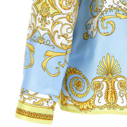Versace Multicolor Silk Blouse