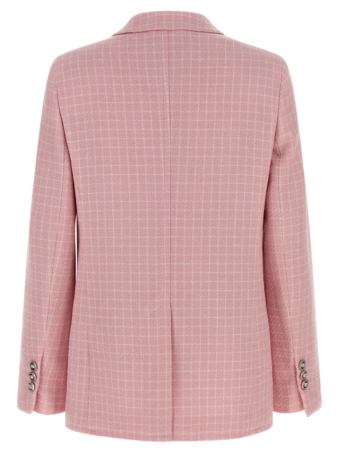 Versace Multicolor Virgin Wool Blazer