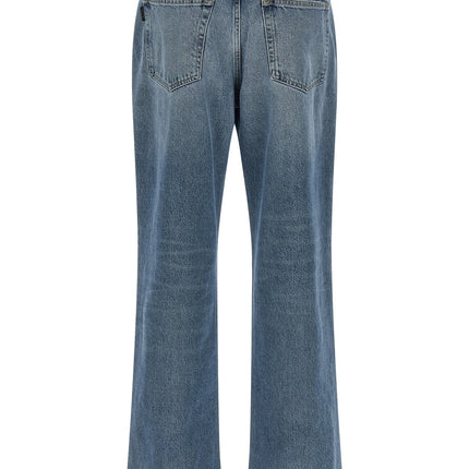 Haikure Blue Cotton Straight-Leg Jeans