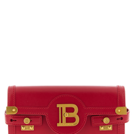 Balmain Fuchsia Calfskin Clutch Bag