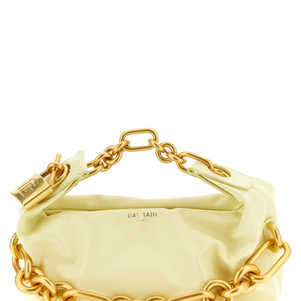 Balmain Bicolor Calfskin Handbag