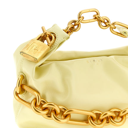 Balmain Bicolor Calfskin Handbag