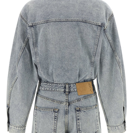 Haikure Gray Cotton Jumpsuit