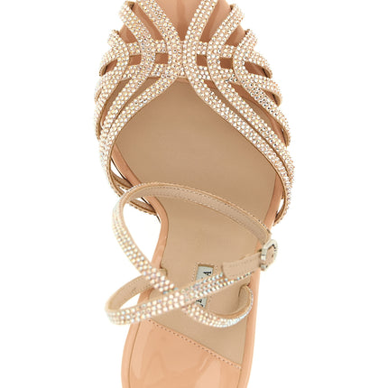 LE SILLA Multicolor Goatskin Stiletto Heel Sandals