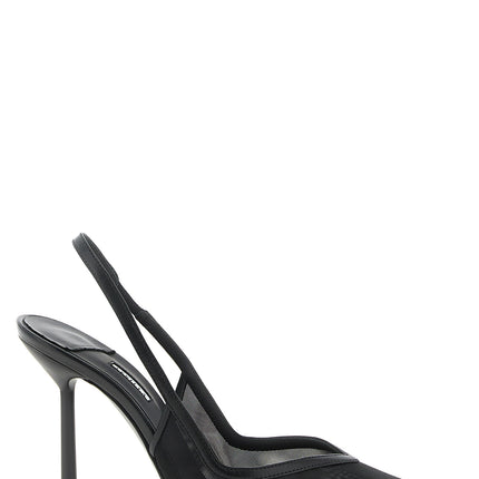 LE SILLA Black Polyamide High Heel Pumps