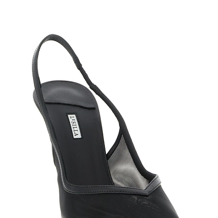 LE SILLA Black Polyamide High Heel Pumps