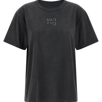 T BY ALEXANDER WANG Black Cotton T-Shirt