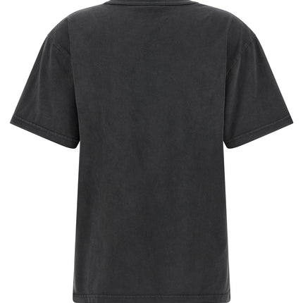 T BY ALEXANDER WANG Black Cotton T-Shirt