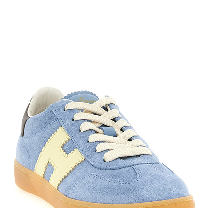 Hogan Blue Calfskin Sneakers
