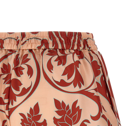 F.R.S. - FOR RESTLESS SLEEPERS Multicolor Silk Bermuda Shorts