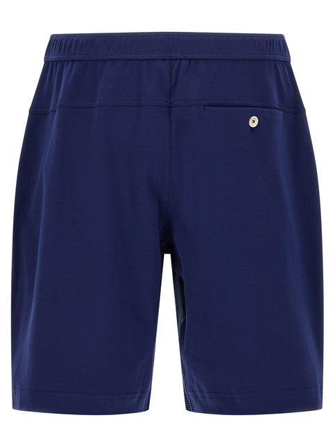 Brunello Cucinelli Blue Cotton Bermuda Shorts
