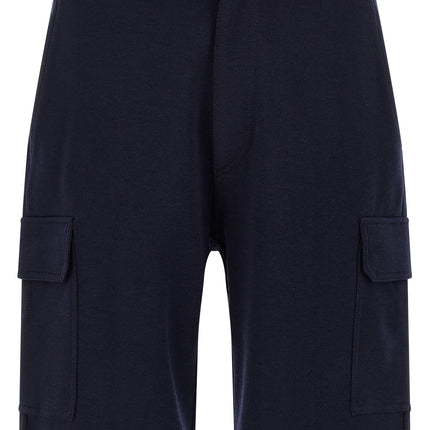 Brunello Cucinelli Blue Cotton Bermuda Shorts