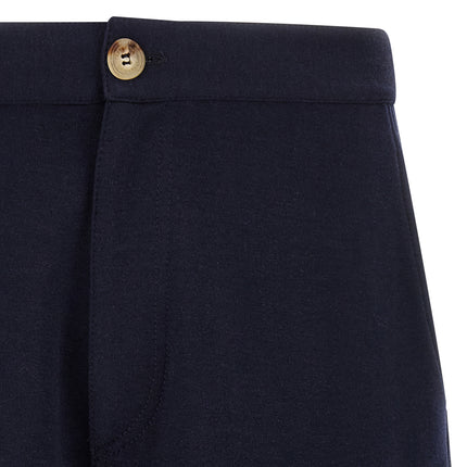 Brunello Cucinelli Blue Cotton Bermuda Shorts