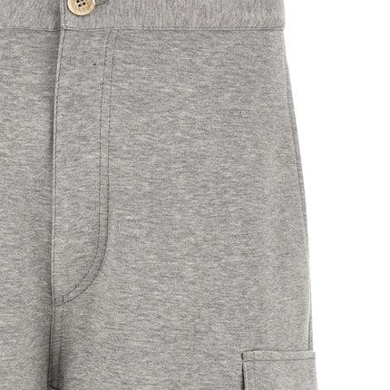 Brunello Cucinelli Gray Cotton Bermuda Shorts