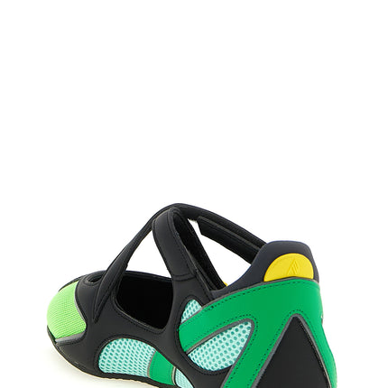 The Attico Bicolor Polyethylene Ballet Flats