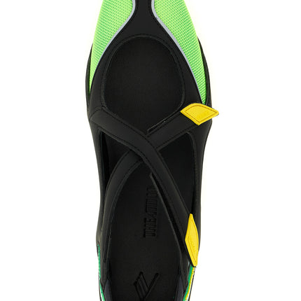 The Attico Bicolor Polyethylene Ballet Flats