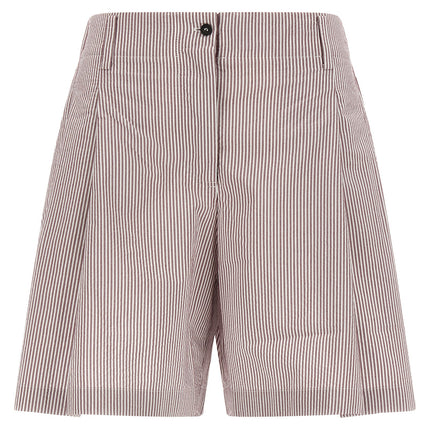 Brunello Cucinelli Multicolor Cotton Bermuda Shorts