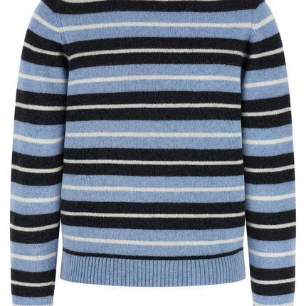 Ganni Blue Wool Cardigan
